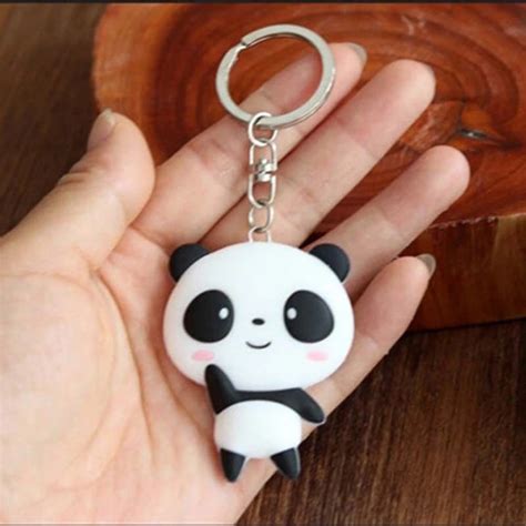 panda prada bag cartoon|Cute Panda Bear Face Keychain Bag with Various Shape Bead .